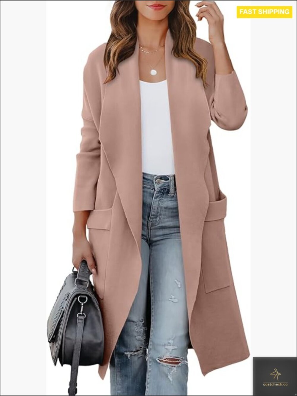 Oversized Knit Cardigan Sweater Open Front Casual Chic Fall Fashion Coatigan